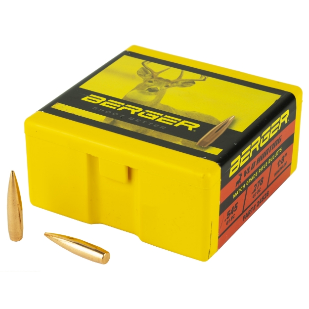 Picture of Berger Bullets VLD Hunting   .243 Diameter  6MM/243 Winchester  105 Grain  Boat Tail Hollow Point  100 Count 24528