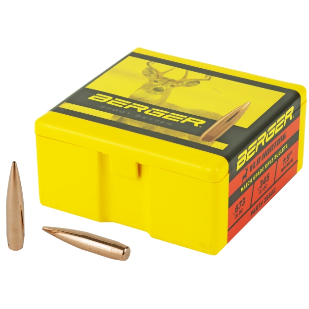 Picture of Berger Bullets VLD Hunting  .284 Diameter  7MM  180 Grain  Hollow Point Boat Tail  100 Count 28502