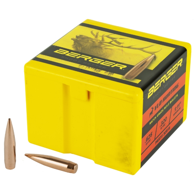 Picture of Berger Bullets VLD Hunting  .308 Diameter  30 Caliber  210 Grain  Hollow Point Boat Tail  100 Count 30515