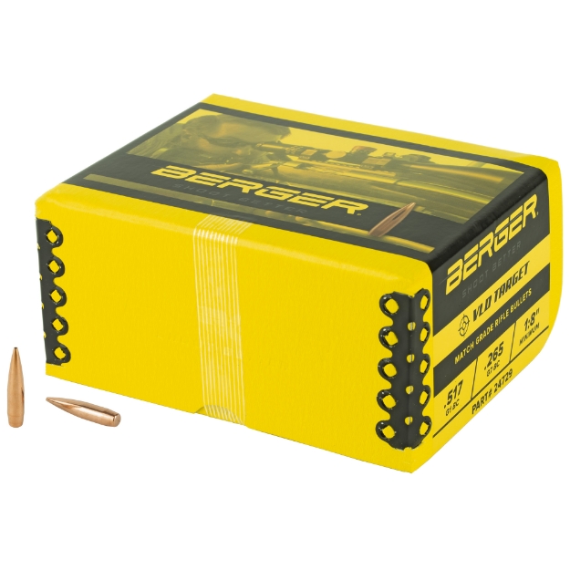 Picture of Berger Bullets VLD Target  .243 Diameter  6MM/243 Winchester  105 Grain  Boat Tail Hollow Point  500 Count 24729