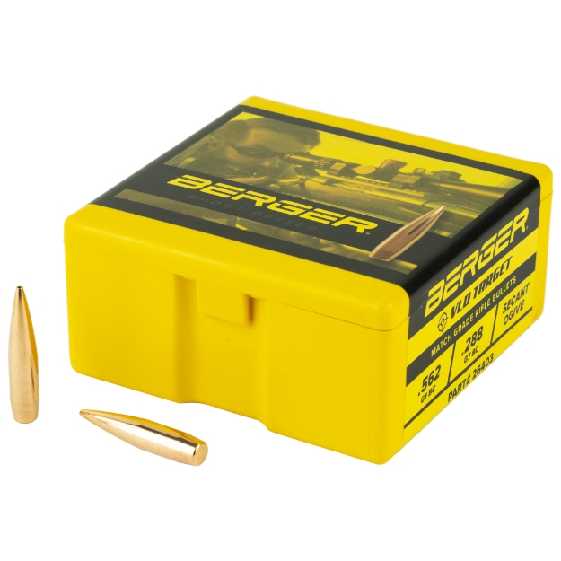 Picture of Berger Bullets VLD Target  .264 Diameter  6.5MM  130 Grain  Boat Tail Hollow Point  100 Count 26403