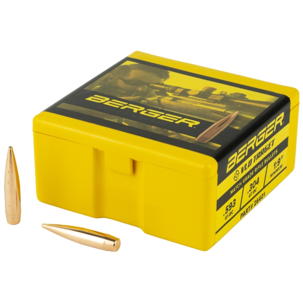 Picture of Berger Bullets VLD Target  .264 Diameter  6.5MM  140 Grain  Boat Tail Hollow Point  100 Count 26401