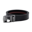 Picture of Bianchi EDC NexBelt  1.5" Wide  User Adjustable Up to 50"  Leather Construction  Matte Finish  Black  High Gloss Silver Buckle NXB-24551