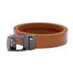 Picture of Bianchi EDC NexBelt  1.5" Wide  User Adjustable Up to 50"  Leather Construction  Matte Finish  Tan  High Gloss Silver Buckle NXB-24550