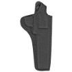 Picture of Bianchi Model #7001 AccuMold Holster  Fits Medium/Large Revolver With 6" Barrel  With Thumb-Snap  Right Hand  Black 17745