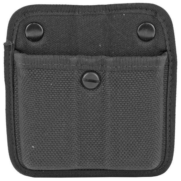 Picture of Bianchi Model 7922 AccuMold Triple Threat II Double Magazine Pouch  Fits Browning Hi-Power  Nylon  Black Finish 18797