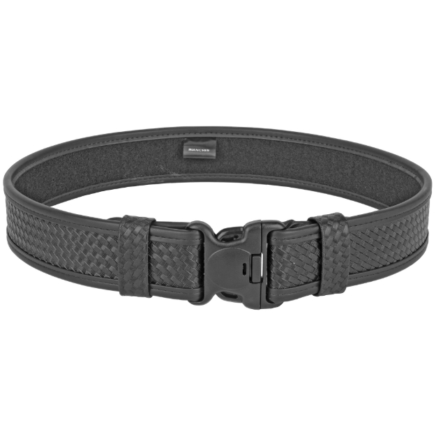 Picture of Bianchi Model 7950 Duty Belt  2.25"  Size 34-40"  Medium  Basket Weave Duraskin  Black Finish 22125
