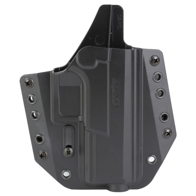 Picture of Bravo Concealment BCA  OWB Concealment Holster  1.5" Belt Loops  Fits CZ P-10C  Right Hand  Black  Polymer BC10-1024