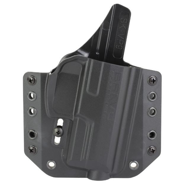 Picture of Bravo Concealment BCA  OWB Concealment Holster  1.5" Belt Loops  Fits HK VP9SK  Right Hand  Black  Polymer BC10-1007