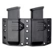 Picture of Bravo Concealment Magazine Pouch  Double  1.5" Belt Loops  Size Large  Fits Glock 19/17  Sig P320  HK VP9  CZP10 Magazines  Ambidextrous  Polymer  Black BC60-2003L