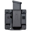Picture of Bravo Concealment Magazine Pouch  Single  1.5" Belt Loops  Size Large  Fits Glock 19/17  Sig P320  HK VP9  CZP10 Magazines  Ambidextrous  Polymer  Black BC60-1003L
