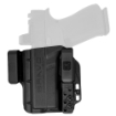 Picture of Bravo Concealment Torsion  Inside Waistband Holster  Waistband Clips  Fits Glock 43/43X/43X MOS  Matte Finish  Black  Polymer Construction  Left Hand BC20-1032