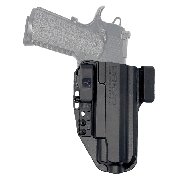 Picture of Bravo Concealment Torsion  IWB Concealment Holster  Waistband Clips  Fits 1911 4.25"-5" Rail/No Rail  Right Hand  Black  Polymer  Does not fit Colt Rail Gun  Taurus PT 1911 BC20-1023