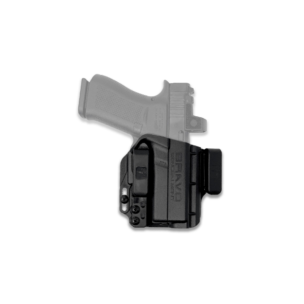 Picture of Bravo Concealment Torsion  IWB Concealment Holster  Waistband Clips  For Glock 43/43X/43X MOS  Right Hand  Black  Polymer BC20-1028