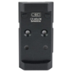 Picture of C&H Precision Weapons CHP Adapter Plate  Converts the CZ P-10 Optic Ready to the Holosun 407/507K  Anodized Finish  Black  Includes Mounting Hardware CZ-HOLOk