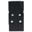 Picture of C&H Precision Weapons CHP Adapter Plate  Converts the CZ P-10 Optic Ready to the Holosun 407/507K  Anodized Finish  Black  Includes Mounting Hardware CZ-HOLOk
