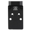 Picture of C&H Precision Weapons CHP Adapter Plate  Converts the CZ P-10 Optic Ready to the Trijicon RMR/SRO  Holosun 407C/507C/508C  Anodized Finish  Black  Includes Mounting Hardware CZ-RSH