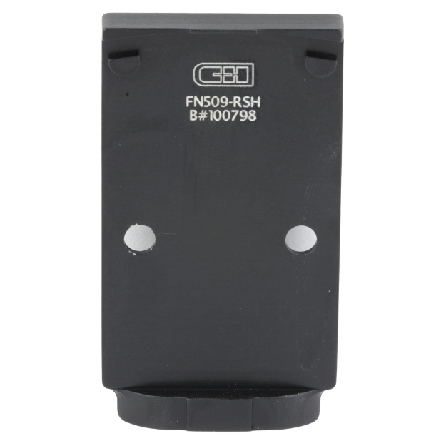 Picture of C&H Precision Weapons CHP Adapter Plate  Converts the FN 509 Optic Ready to the Trijicon RMR  Holosun 407C/507C/508C  Anodized Finish  Black  Includes Mounting Hardware FN509-RSH