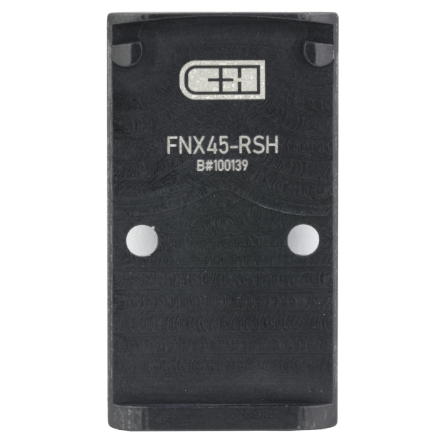 Picture of C&H Precision Weapons CHP Adapter Plate  Converts the FNX 45 to the Trijicon RMR/SRO  Holosun 407C/507C/508C/508T  Anodized Finish  Black  Includes Mounting Hardware FNX45-RSH