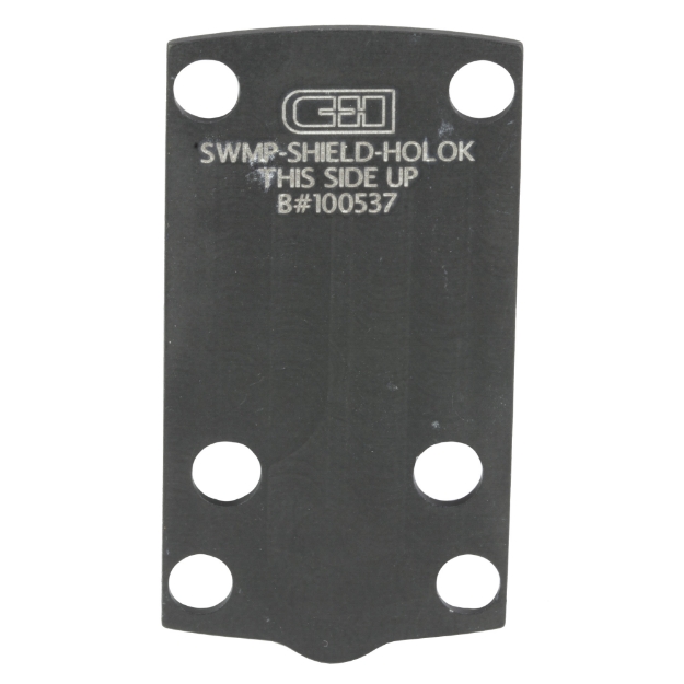Picture of C&H Precision Weapons CHP Adapter Plate  Converts the M&P Shield 2.0 to the Holosun 407/507K  Anodized Finish  Black  Includes Mounting Hardware SWMP-HOLOK-SHIELD