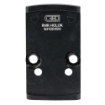 Picture of C&H Precision Weapons CHP Adapter Plate  Converts the RMR Footprint to Holosun 407K/507K  Anodized Finish  Black  Includes Mounting Hardware RMR-HOLOk