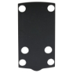 Picture of C&H Precision Weapons CHP Adapter Plate  Converts the Shield Plus Optic Ready Variant to the Holosun 407/507K  Anodized Finish  Black  Includes Mounting Hardware SWMP-HOLOk-SHIELD-PLUS