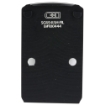 Picture of C&H Precision Weapons CHP Adapter Plate  Converts the Sig P226/P229 RX Series/Pro Series/AXG Scorpion w/R1P to the RMR  Anodized Finish  Black  Includes Mounting Hardware SG69-RSH-FIL