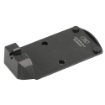 Picture of C&H Precision Weapons CHP Adapter Plate  Converts the Sig P320 X Series (X-FIVE  X-COMPACT  X-CARRY) to the Trijicon RMR/SRO  Holosun 407C 507C 508T  Anodized Finish  Black Includes Mounting Hardware and 10-8 Rear Sight SGX-RSH-10-8