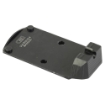 Picture of C&H Precision Weapons CHP Adapter Plate  Converts the Sig P320 X Series (X-FIVE  X-COMPACT  X-CARRY) to the Trijicon RMR/SRO  Holosun 407C 507C 508T  Anodized Finish  Black Includes Mounting Hardware and 10-8 Rear Sight SGX-RSH-10-8