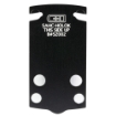 Picture of C&H Precision Weapons CHP Adapter Plate  Converts the Springfield Hellcat/RDP/PRO with RMSC Slide Cut to Holosun 407K/507K  Anodized Finish  Black  Includes Mounting Hardware SAHC-HOLOk