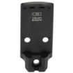 Picture of C&H Precision Weapons CHP Adapter Plate  Converts the Staccato Duo to the Holoson EPS/Carry  Anodized Finish  Black  Includes Mounting Hardware STID-EPS