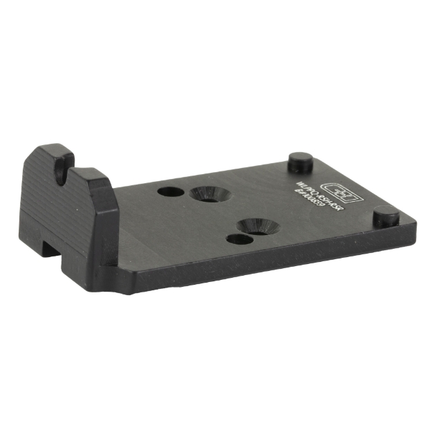 Picture of C&H Precision Weapons CHP Adapter Plate  Converts the Walther PPQ (Q4/Q5) to the Trijicon RMR/SRO  Holosun 407C/507C/508C/508T  Anodized Finish  Black  Includes Mounting Hardware WLPPQ-RSH-RSR