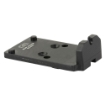 Picture of C&H Precision Weapons CHP Adapter Plate  Converts the Walther PPQ (Q4/Q5) to the Trijicon RMR/SRO  Holosun 407C/507C/508C/508T  Anodized Finish  Black  Includes Mounting Hardware WLPPQ-RSH-RSR