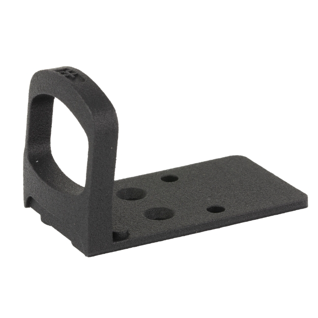 Picture of C&H Precision Weapons CHP Adapter Plate  Fits the Glock MOS Converting it to the Holosun 407C/507C/508T  Black  Round Face Protective Guard  Includes Mounting Hardware GL-DEF-ROUND