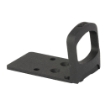 Picture of C&H Precision Weapons CHP Adapter Plate  Fits the Glock MOS Converting it to the Holosun 407C/507C/508T  Black  Round Face Protective Guard  Includes Mounting Hardware GL-DEF-ROUND