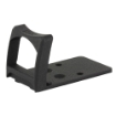 Picture of C&H Precision Weapons CHP Adapter Plate  Fits the Glock MOS Converting it to the Trijicon RMR  Black  Protective Guard  Includes Mounting Hardware GL-RMR-DEF