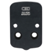 Picture of C&H Precision Weapons CHP Adapter Plate  For Glock 43x/48 MOS Converting it to a Trijicon RMR/SRO  Holosun 507C/407C 508T  Anodized Finish  Black  Includes Mounting Hardware GLX-RSH