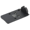 Picture of C&H Precision Weapons CHP Adapter Plate  For Glock MOS Converting it to the Trijicon RMR  Holosun 407C/507C/508C/508T  Anodized Finish  Black  Includes Mounting Hardware GL-RH-RSF