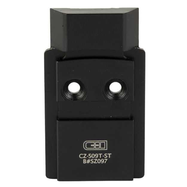 Picture of C&H Precision Weapons CZ P-10 Optic Ready  Holosun 509T  Mount  Black  CZ P10  Anodized CZ-509T-ST
