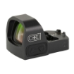 Picture of C&H Precision Weapons EDC  Reflex Sight  3 MOA Red Dot  CNC Machined One Piece Aluminum Housing  50 000 Hour Battery Life  Matte Finish  Black RD-EDC-RD-RMSC