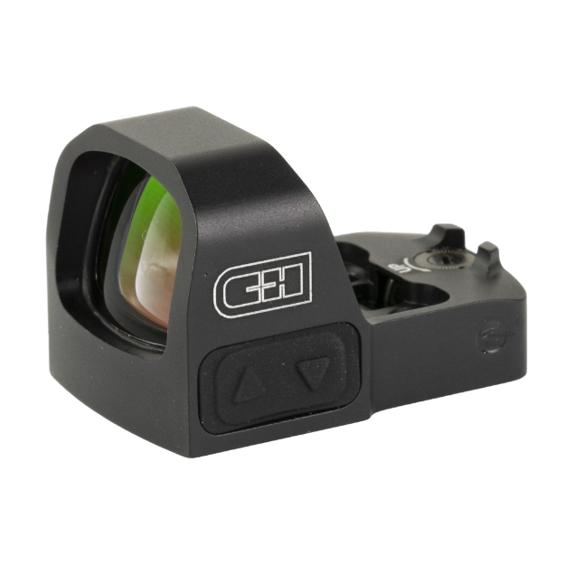 Picture of C&H Precision Weapons EDC  Reflex Sight  3 MOA Red Dot  CNC Machined One Piece Aluminum Housing  50 000 Hour Battery Life  Matte Finish  Black RD-EDC-RD-RMSC