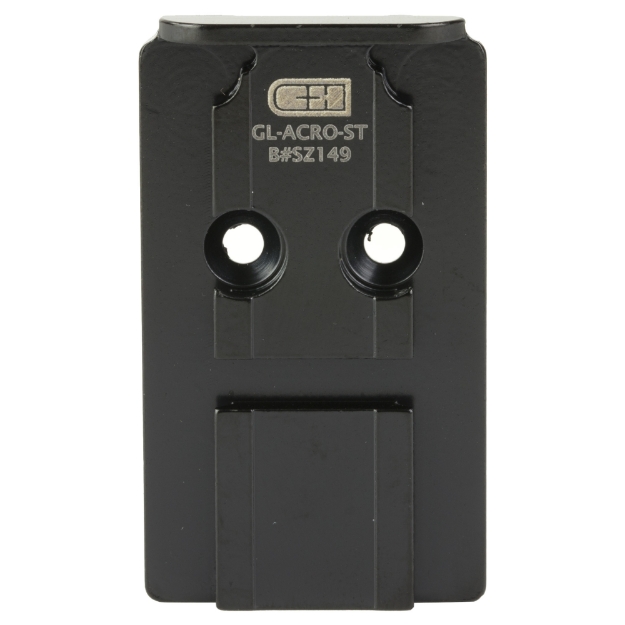 Picture of C&H Precision Weapons For Glock MOS  Aimpoint Micro  Mount  Black  Fits Glock MOS  Anodized GL-ACRO-ST
