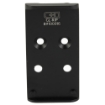 Picture of C&H Precision Weapons Optic Mounting Plate  For Glock MOS  Fits SIG Romeo1 PRO  Anodized Finish  Black GL-R1P