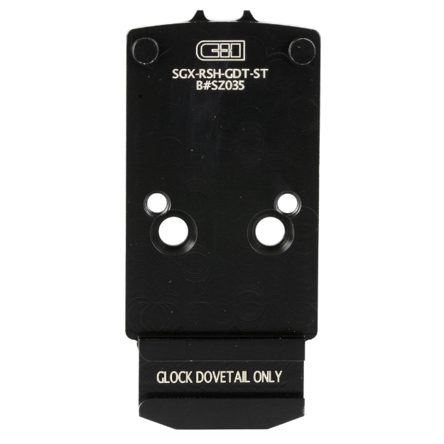 Picture of C&H Precision Weapons Sig P320 X Series  RMR  Mount  Black  Fits Sig Sauer X-Series  Anodized SGX-RSH-GDT-ST