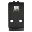 Picture of C&H Precision Weapons V4  Optic Mounting Plate  Fits Sig Sauer P320 AXG/R/P320 XTEN  For Holosun EPS/EPS Carry  Anodized Finish  Black SGRX-EPS