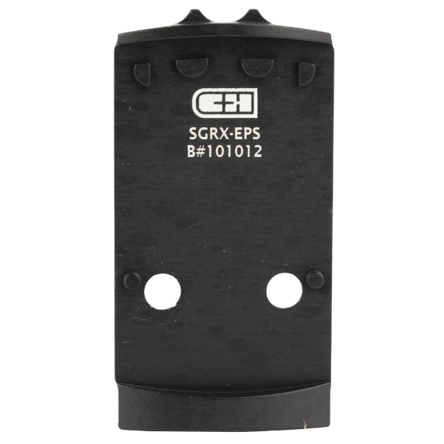 Picture of C&H Precision Weapons V4  Optic Mounting Plate  Fits Sig Sauer P320 AXG/R/P320 XTEN  For Holosun EPS/EPS Carry  Anodized Finish  Black SGRX-EPS