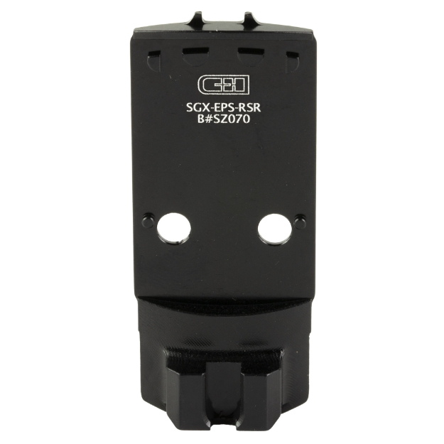 Picture of C&H Precision Weapons V4  Optic Mounting Plate  Fits Sig Sauer P320 X-Series  For Holosun EPS/EPS Carry  Anodized Finish  Black SGX-EPS