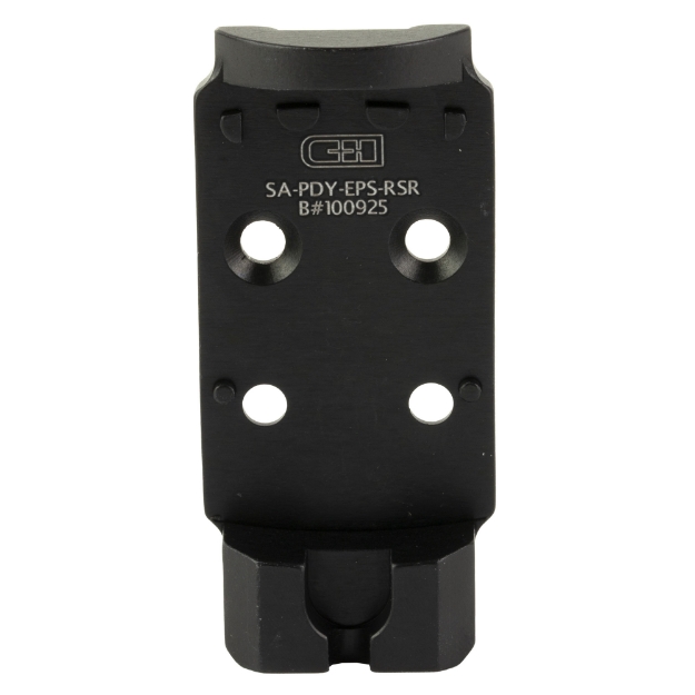 Picture of C&H Precision Weapons V4  Optic Mounting Plate  Fits Springfield Prodigy  For Holosun EPS/EPS Carry  Anodized Finish  Black SA-PDY-EPS-RSR