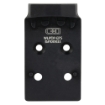 Picture of C&H Precision Weapons V4  Optic Mounting Plate  Fits Walther PDP 1.0  For Holosun EPS/EPS Carry  Anodized Finish  Black WLPDP-EPS