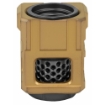 Picture of Chaos Gear Supply Qube Compensator  Gold/Black  1/2X28 Thread Pitch QUBECOMPGLDBLK